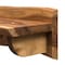 Alaterre Furniture Alpine Natural Live Edge Wood 36" Mantel Shelf AWAA4320 - alternate 4